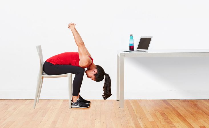 yoga at your desk